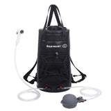WILD HEART Camping Shower 5.8 Gallons/22L Portable Camp Shower Bag with Upgraded Screw Lid, Water Level Window, Pressure Foot Pu