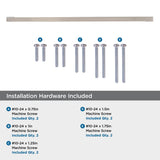 Amerock | Appliance Pull | Polished Nickel | 18 Inch (457 Mm) Center To Center | Blackrock | 1 Pack | Drawer Pull | Drawer Handl