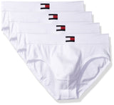 Tommy Hilfiger Mens Underwear 4 Pack Cotton Classics Briefs, White, XLarge