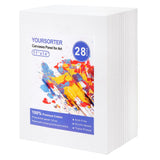 YOURSORTER Canvases for Painting 28 Pack, 11x14 inch Blank Painting Canvas Boards, Primed Acid-Free 100% Cotton Canvas Panels fo