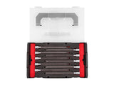TEKTON 3/8 Inch Drive Long Torx Bit Socket Set with Mini Stacking Tool Box, 10-Piece (T10 - T50) | SHB91704