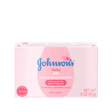 Johnsons Baby Body Soap Bar, Gentle for Baby Bath and Skin Care, Hypoallergenic and Dermatologist Tested, Paraben Free, Phthala