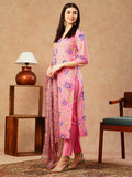 Gosriki Women'S Cotton Blend Straight Printed Kurta With Pant & Dupatta (Fataki Baby Pink-Nw-Gs_M_Pink_Medium),Baby Pink,,B0CTHWLL34