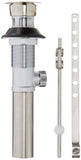 KOHLER K1035350BN Premier Drain with Overflow, One Size, Vibrant Brushed Nickel