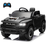 YOFE Ram 1500 Ride on Toys for Kids 4-8, Ride on Pickup Truck for Toddlers with Remote Control,12V Battery Powered Car with Trun