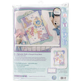 Dimensions Stamped Cross Stitch Zoo Alphabet DIY Baby Quilt Kit, 34 x 43