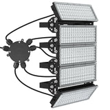 Kekeou 500W Stadium Lights Outdoor LED Flood Light 6500K 70000LM Super Bright 3500 Watt Equivalent Soccer Field Lighting IP67 Wa