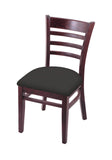 Holland Bar Stool Co. 3140 18 Chair with Dark Cherry Finish and Canter Iron Seat