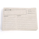 LotFancy Recipe Cards, 4x6 Inch, 60 Count, Double Sided, Blank Recipe Cardstock, Vintage Recipe Index Cards