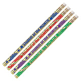 Musgrave Pencil Company Pencil, Student of The Month, 12/Pack (MUS2284D)
