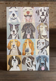 Kalalou Car1223 Emotional Dogs, Multi-Color