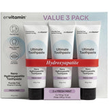 envitamin Fluoride Free Nano Hydroxyapatite Ultimate Toothpaste for Remineralizing Enamel & Sensitive Relief, Whitening, Antipla