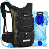 Hydration Pack, Insulated Hydration Backpack with 2L Hydration Bladder, Hiking Backpack for Men Women Kids, Water Backpack for H