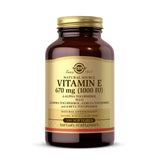 Solgar Vitamin E 670 mg (1000 IU), 100 Mixed Softgels Natural Antioxidant, Skin & Immune System Support NaturallySourced Vi