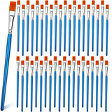 Bulk Paint Brushes for Kids Variety 36 Pcs, Back to School Toddlers PaintBrushes, Flat & Round Mop Paint Brushes for Toddlers &