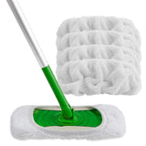 HOMEXCEL Reusable Microfiber Mop Pads Compatible with Swiffer Sweeper-Washable Wet Pad Refills for Wet & Dry Use, Floor Cleaning