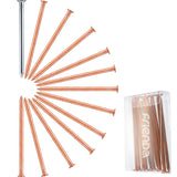 12 Pcs 4 Inch Long Copper Nails Spikes for Tree Killing, Stump Removal with 1 Pcs 4 Inch Steel Nails, for Landscaping & Gardenin