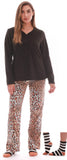 Just Love Henley Pants Set with Socks for Women 673210114XL Leopard