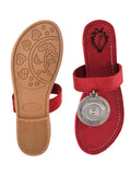 Shoetopia Jewel Detailed Cherry Flats For Women & Girls /Uk7,Cherry,7,B0BZPT2SMV