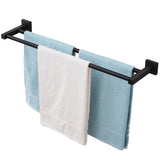 Double Towel Bar, 24 Inch Double Towel Racks for Bathroom Wall Mounted, Heavy Duty Bathroom Towel Rack Towel Holder, Stainless S