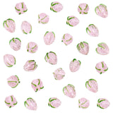 PH PandaHall 30pcs Strawberry 3D Fruit Handmade Lampwork Glass Loose Beads Pendants Charms for Christmas Spring Summer Bracelets
