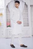 Divisive Men'S Thread Embroidered Cotton Only Slim Fit Kurta (Dkrt633_Xxl_White)