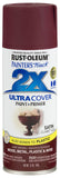 Rust-Oleum 249083 Painter'S Touch 2X Ultra Cover, 12 Ounce (Pack Of 1), Satin Claret Wine