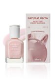 ohora Natural Glow Milk Syrup Nail Strengthener (Cherry Blossom) - Tinted Nail Hardener for Brittle, Damaged Nails, Quick-Dry Gl
