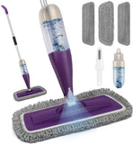 Microfiber Spray Mop for Floor Cleaning with Washable Pads, Dry Wet Floor Mops with with Sprayer and 27 oz Refillable Bottle,Reu