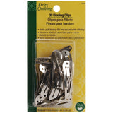 Dritz 3159 Binding Quilters Clips (30Count),Silver,Medium