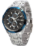 Swisstyle Analogue Men'S Watch (Black Dial Silver Colored Strap)