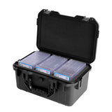 GallFould Graded Card Storage Box - Waterproof PSA Slab Case Holds 60 Cards, Fits BGS/CSG/SGC & Toploaders/Magnetic Holders - Sp