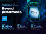 Intel Core I5-13600K Desktop Processor 14 (6 P-Cores + 8 E-Cores) With Integrated Graphics - Unlocked