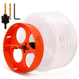 Koopi 6 Inch Hole Saw Kit with Dust Bowl - Effortless & Dustless Drilling for Recessed Lighting, Quick & Smooth Cutting for Dryw