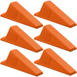 Frienda 6 Pcs Jumbo Door Stoppers Heavy Duty Door Stopper Tall up to 2inch Tall Wedge TPR Large Wedge Stackable Big Rubber Doors