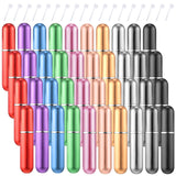 Boao 40 Pcs Refillable Perfume Atomizer Perfume Bottle Travel Bulk Portable Mini 5 ml Spray Bottle Compatible with Dispenser Pum