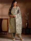Libas Women'S Pure Silk Kurta Set (487280R Brown M
