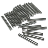 ZDingTech 26pcs 4mm x 30mm Dowel Pins Metal Dowel pins M4 4mm Shelf Pegs,Support Shelves,4mm x 30mm Metal Rod.304 Stainless Stee