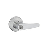 Kwikset 94050561 Delta Keyed Entry Lever Featuring Smartkey In Satin Chrome