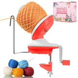 SPEENSUN Yarn Spinner, 3.5 OZ Easy-to-Install and Efficiently Yarn Cake Winder with Lower Noise, Robust ABS Material Ball Winder
