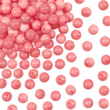 TOAOB 100pcs Pale Red Chalcedony Stone Beads 8mm Gemstone Round Spacer Loose Stone Beads for Jewelry Making