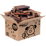 ValueBull Collagen Sticks for Dogs, 6 Inch Super Jumbo Chews, Natural Long-Lasting Dog Treats, 200 Count Bulk Pack - Supports Jo