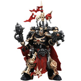 BEERISE JOYTOY 1/18 Action Figures - Warhammer 40,000 Chaos Space Marines Black Legion Chosen Champion with Bolter and Power Mau