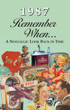 1987 REMEMBER WHEN CELEBRATION KardLet: Birthdays, Anniversaries, Reunions, Homecomings, Client & Corporate Gifts