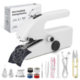 Xamanabu Handheld Sewing Machine for Beginners, Portable Mini Sewing Machine with Two Speed Modes, Easy to Operate and Fast Stit