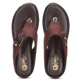 Ortho Joy Doctor Footwear For Women|| Fancy Slipper For Women || Orthopedic Women'S Fancy Slipper/Sandal For Women,Brown,6,B0D5QVYQ1W