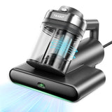 Teant Powerful Mattress Bed Vacuum Cleaner, 2-Speed (14kPa/18kPa) Mattress Vacuum with Green Light Dust Detection, 253.7nm UV-C