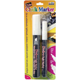 Uchida 48322A Bistro Chalk Marker Set 2/PkgWhite