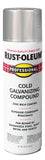 Rust-Oleum 7585838 Professional Cold Galvanizing Compound Spray Paint, 20 Oz, Gray
