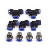 Primefit PCKIT9 Air Push To Connect 9Piece Connector Kit (1/2 OD)